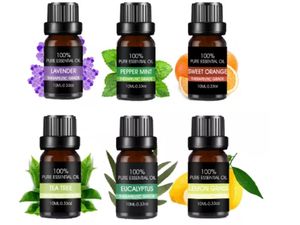 Set de 6 uleiuri aromatice, ulei esențial pur