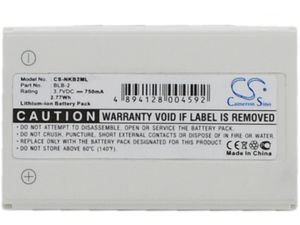 Baterie pentru Nokia 3610, 6510, 8310 (eq. BLB-2), Li-Ion 3,7V 1000mAh
