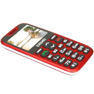 EVOLVEO EasyPhone XD мобилен телефон за възрастни хора червен