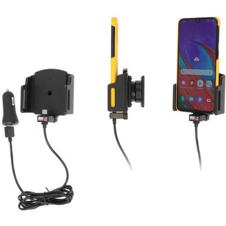 Brodit регулируем държач за кола с USB-C и зареждане от пура/USB QC3.0 ш. 62-77 мм, дебелина 2-10 мм