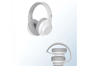 Mobilly BH15, căști fără fir, bluetooth 5.3, alb