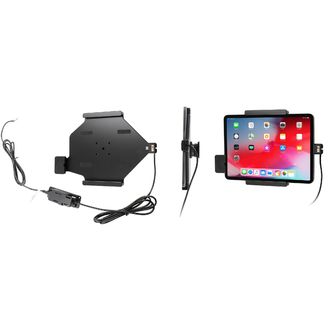 Brodit държач за кола за Apple iPad Pro 11" 2018-2022 без калъф, със скрито зареждане, със защита
