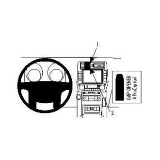 Brodit ProClip montážní konzole pro Toyota LandCruiser/LandCruiser 150/Prado 10-14, na střed