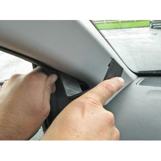 Brodit ProClip montážní konzole pro Citroen C1/Peugeot 108/Toyota AYGO 14-21, vlevo na sloupek