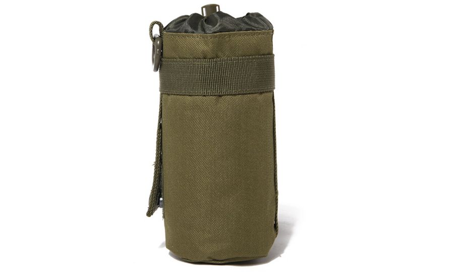 Taktická army brašna a pouzdro pro láhev na vodu, pro systém MOLLE, pro 500 ml (0,5l), zelená