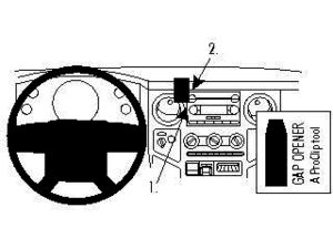 Brodit ProClip montážní konzole pro Ford F-Series 350/450 08-10, na střed
