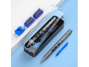 UF-TOOLS elektromos akkumulátoros csavarhúzó 28in1, USB-C