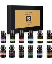 Комплект от 12 ароматни масла, чисто етерично масло