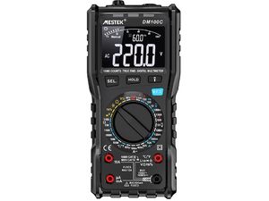Mestek DM100C multimetru digital și termometru, AC 750 V, DC 1000 V, AC/DC 10 A, -20°C-1000°C