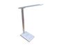 Mobilly LED-Schreibtischlampe, Farbe und Lichtintensität einstellbar, kabelloses Qi-Ladegerät, USB, weiß