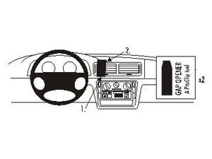 Brodit Монтажна скоба ProClip за Volkswagen Passat 97-05, централна лява