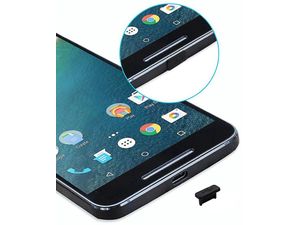 Záslepka USB-C konektoru (krytka USB-C), 5ks, černá