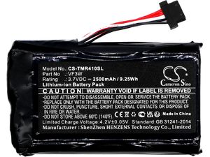 Akkumulátor Tom Tom Rider, Great Rides és mások számára, 2500 mAh, Li-Ion