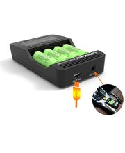 Смарт зарядно устройство за батерии LiitoKala Lii-500 с дисплей и 4 слота