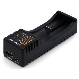 LiitoKala Lii-100 încărcător inteligent de baterii cu 1 slot