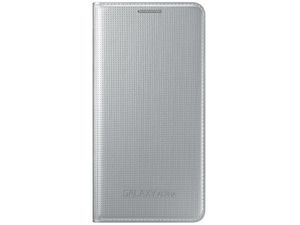 Samsung Klapptasche EF-FG850BS für Galaxy Alpha, silber