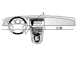 Brodit ProClip tartókonzol Jaguar XK8 / XKR 97-06/XK-sorozat 97-06