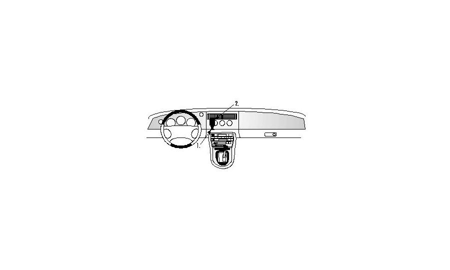Brodit ProClip tartókonzol Jaguar XK8 / XKR 97-06/XK-sorozat 97-06