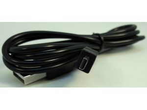 Nabíjecí kabel USB A-MINI 8-pin pro motocyklové handsfree PCI-191, 1m
