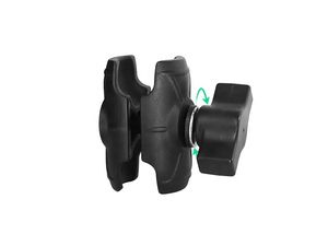 Braț VINmounts scurt, din plastic, pentru știfturi cu bilă de 1" (lungime totală 60 mm)