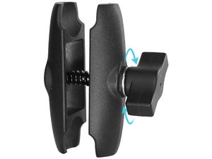 VINmounts mittlerer Arm, Metall, für 1" Kugelzapfen (Gesamtlänge 90 mm)