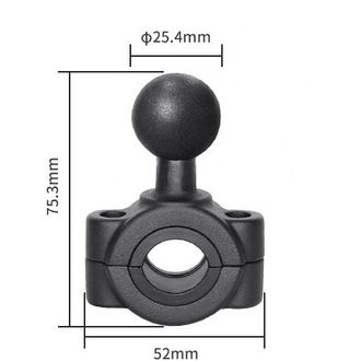 VINmounts Buchse für 19-23 mm Durchmesser mit 1" Stift