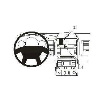 Brodit Монтажна скоба ProClip за Chrysler Aspen 07-09 САЩ, централна лява
