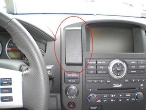 Brodit ProClip montážní konzole pro Nissan Pathfinder 08-12, na střed