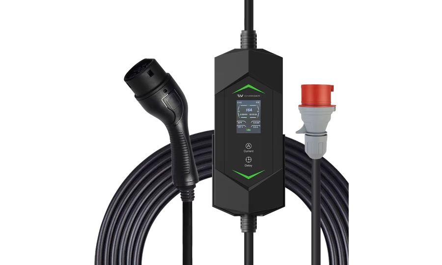 AUXUS EV 11kW-os mobil töltő elektromos járművekhez, 5m