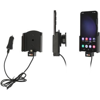 Brodit държач за кола за Samsung Galaxy S23, без калъф, с CL/USB зареждане