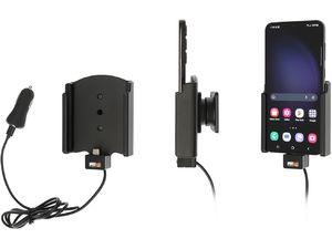 Brodit държач за кола за Samsung Galaxy S23+, без калъф, с CL/USB зареждане