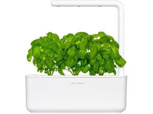 Click and Grow Smart Garden 3 intelligens ültető + 3db kapszula bazsalikom magokkal, fehér színben