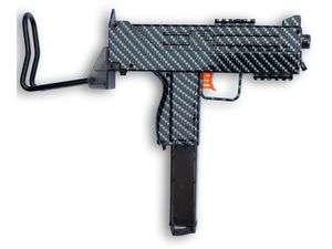 Sunny Blaster UZI, pistol cu bile cu gel de apă cu accesorii, negru