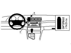 Brodit Suport de montare ProClip pentru BMW 316-330/M3 E46 99-05, pentru centru