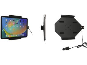Brodit držák do auta na Apple iPad 10,9" (2022) bez pouzdra s nabíjením z cig. zapalovače/USB