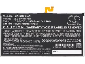 Baterie pentru Samsung Galaxy Tab S9 Ultra, Sm-X910, Sm-X910n și altele, 10800 mAh, Li-Ion