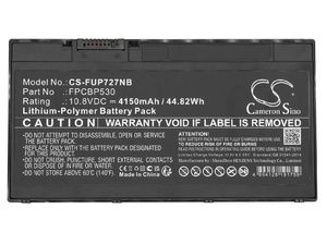 Baterie pentru Fujitsu LifeBook U727, LifeBook P727, LifeBook P728 și altele, 4150 mAh, Li-Pol