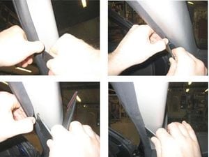 Brodit ProClip Halterung für Chevrolet Epica 07-10, links an Säule