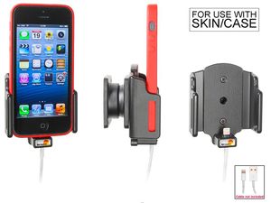 Brodit držák do auta na Apple iPhone 5/5S/5C/SE v pouzdru, nastavitelný, s průchodkou pro Lightning