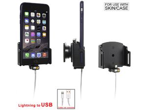 Brodit suport pentru Apple iPhone 11/Xs/Xs Max/XR/X/8 Plus în carcasă, grommet pentru orig. Cablu Lightning