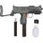 Sunny Blaster UZI, pistol cu bile cu gel de apă cu accesorii, negru