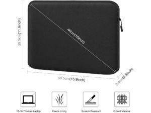 HAWEEL Laptoptasche bis zu 16,7", schwarz