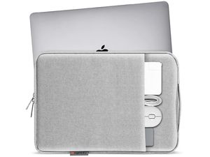 HAWEEL husă pentru laptop până la 16,7" cu buclă, gri