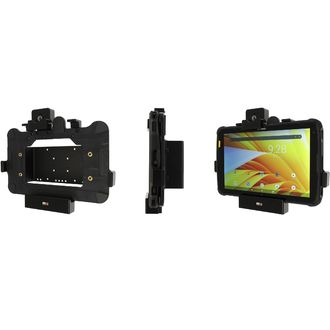 Brodit държач за Zebra ET40/ET45 10" в калъф/експлоатационен гръб, AMPS/VESA 75, заключващ се, без зареждане