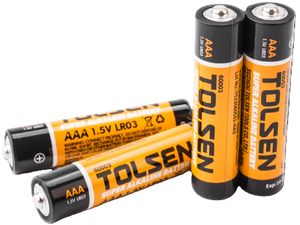 TOLSEN Tužkové baterie AA, 1,5 V, 4 ks