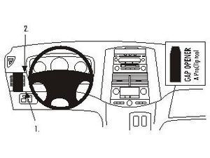 Brodit ProClip montážní konzole pro Toyota Sienna 04-10, vlevo
