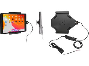 Brodit Autohalterung für Apple iPad 10,2" (2020/2019) ohne Hülle mit versteckter Ladefunktion