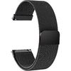 Curea universală metalică de schimb, închidere magnetică, cataramă milaneză, 22 mm, negru