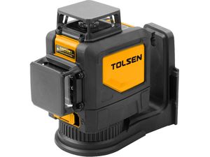 TOLSEN AKU linie transversală laser rotativ 2x360°, fascicul verde, 30 m