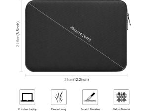 HAWEEL husă pentru tabletă sau laptop până la 11", negru